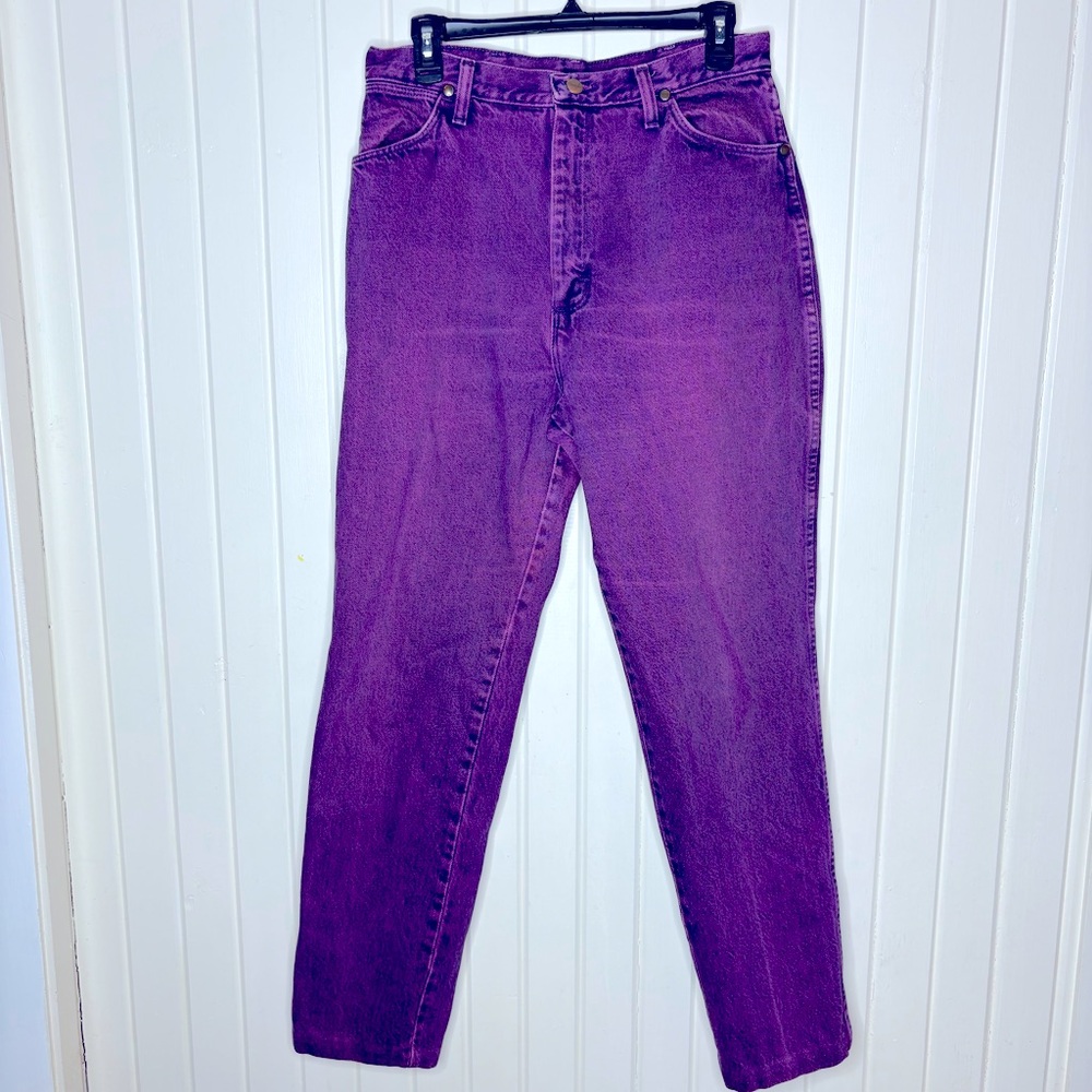 Vintage Wrangler Acid Wash Purple size 30